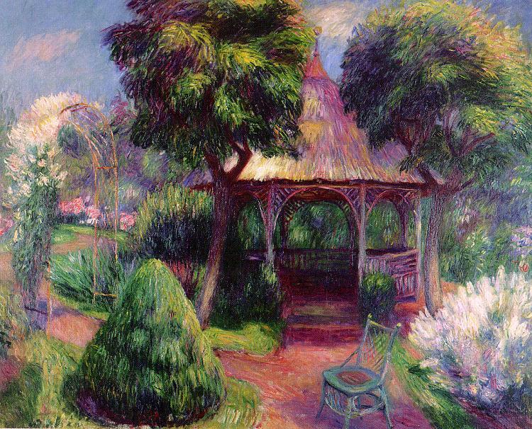 William Glackens Garden at Hartford oil painting picture